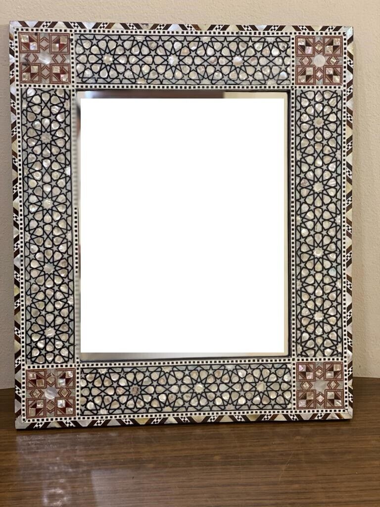 Handmade Mirror Wall Frames Decor, Art Decor Furniture, Wood Mirror Frame Inlaid