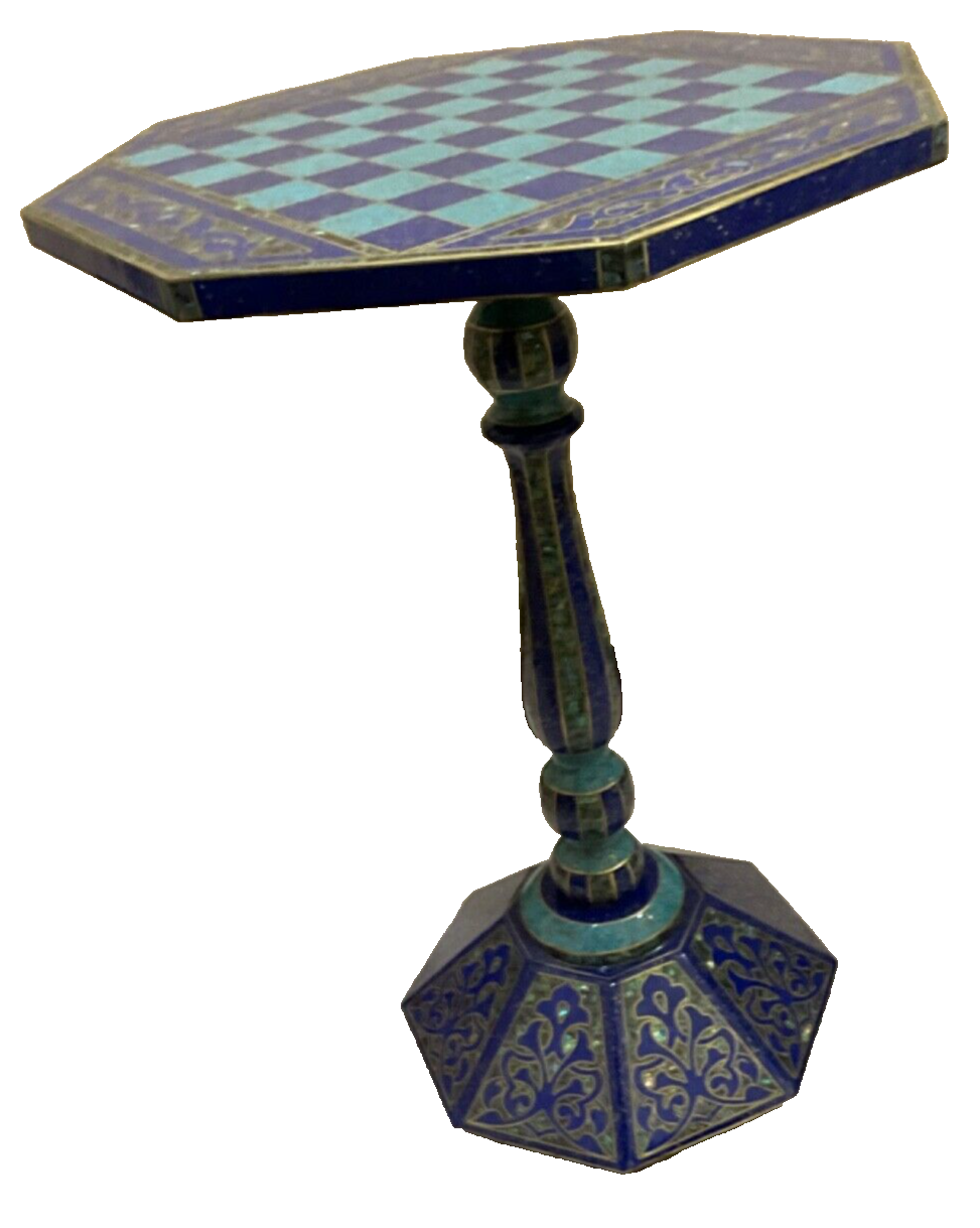 Handmade Chess Table, Inlaid Design Decorative, Chess Boards, Unique Chess Board