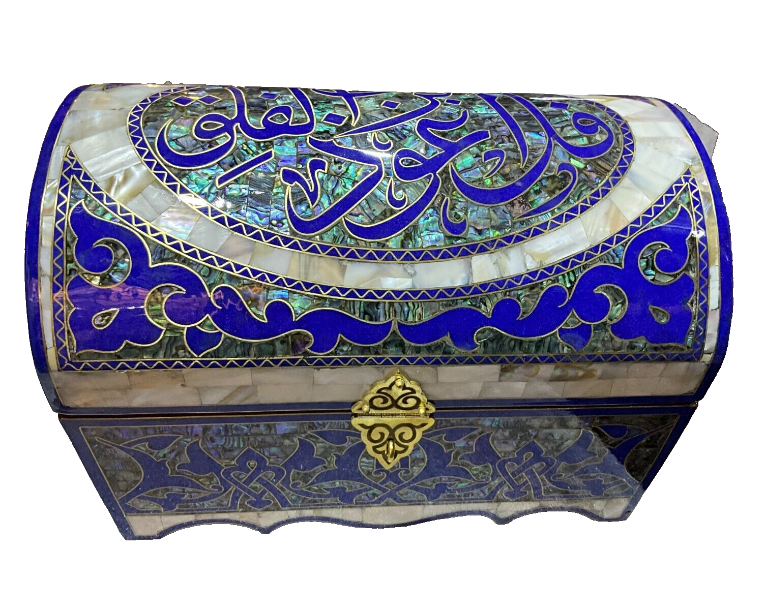 Handmade Wooden Jewelry Box Wood Trinket Storage Wood Box Mother of Pearl Inlay