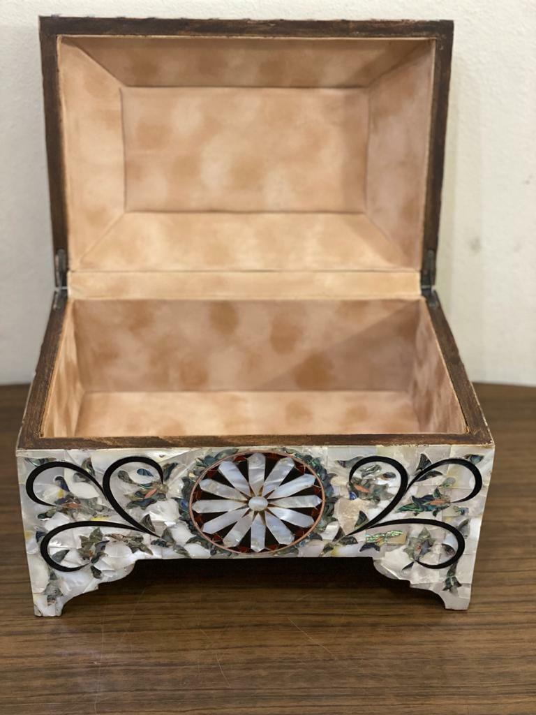 Handmade Wood Jewelry Box Gift Box Wood Box Mother of Pearl Inlay Make to Order