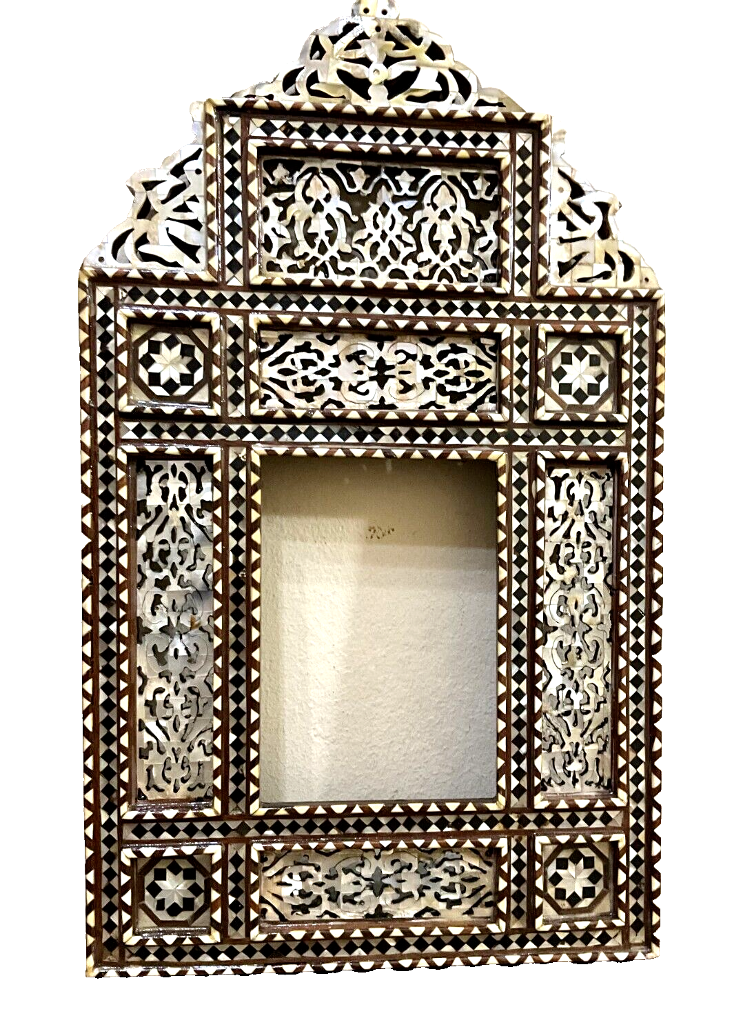 Handmade Mirror Wall Frames Decor, Art Decor Furniture, Wood Mirror Frame Inlaid