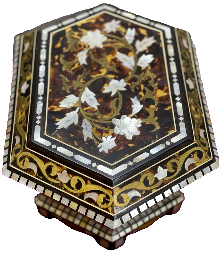 Handmade Wooden Jewelry Box Wood Trinket Storage Wood Box Mother of Pearl Inlay