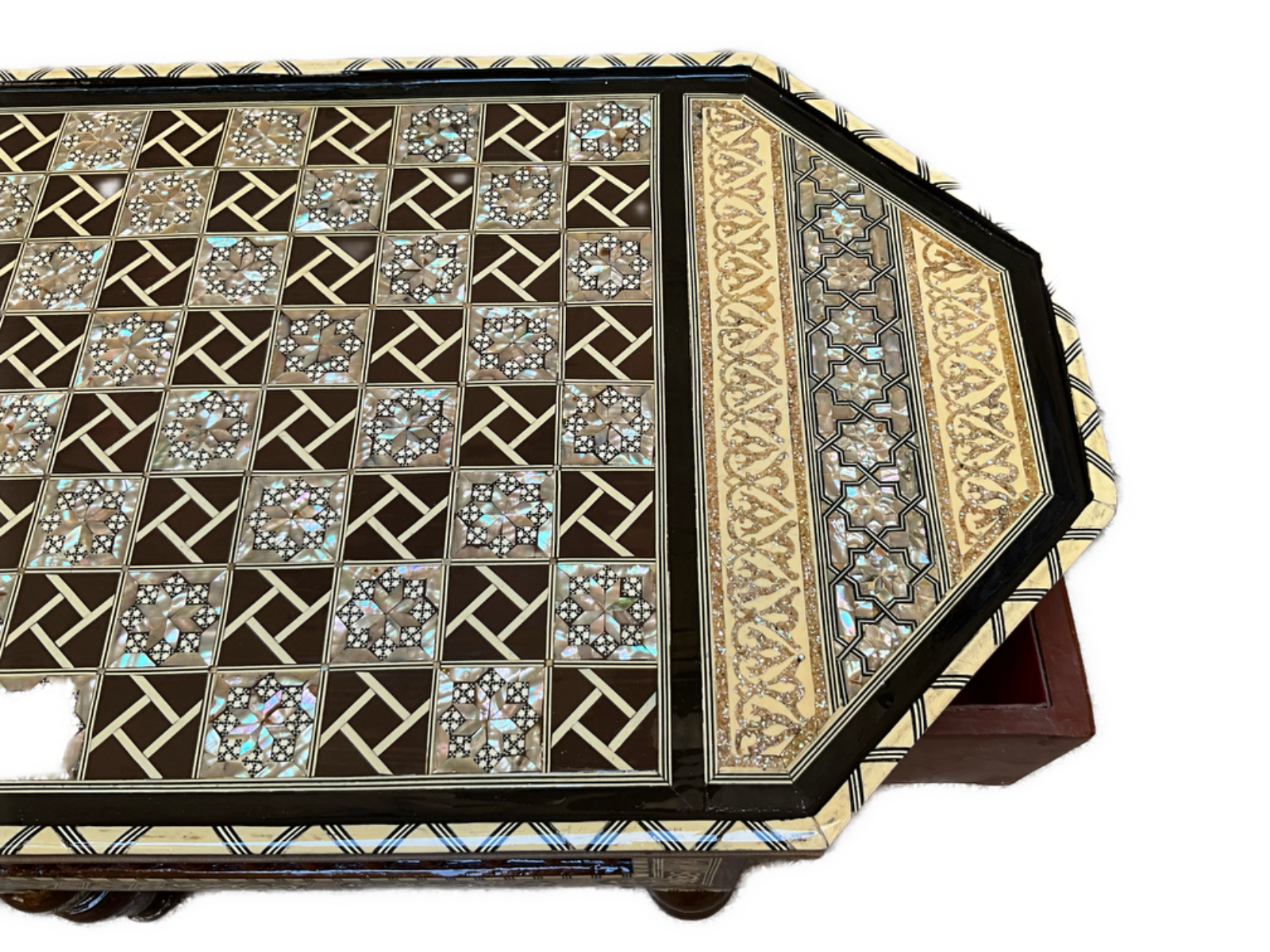 Handmade Chess Table, Inlaid Design Decorative, Chess Boards, Unique Chess Board