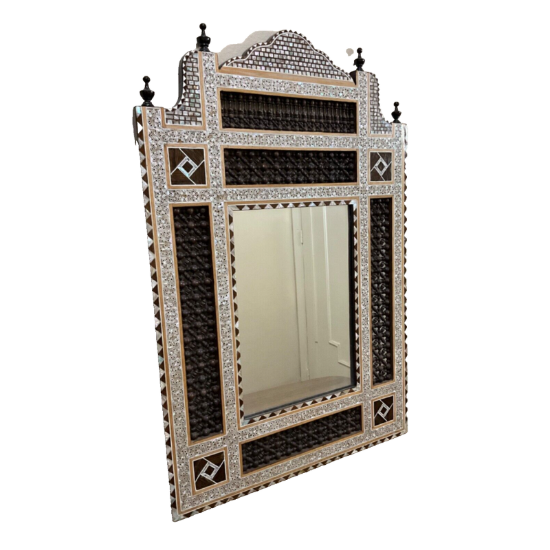 Handmade Mirror Wall Frames Decor, Art Decor Furniture, Wood Mirror Frame Inlaid - Laila Hand Made Gifts